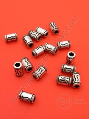 Cilindru metalic 10x6mm 1 pachet 40g ~200 buc 318386