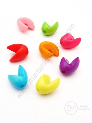 Mărgele 14x10mm, gaură mixtă 2mm, 1 pachet 40g ~68 buc 312767