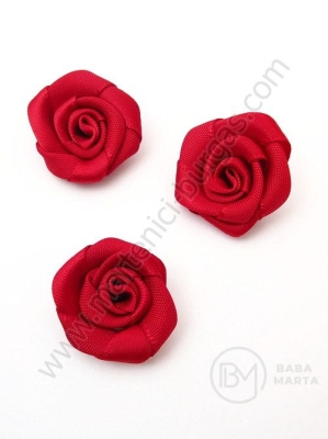 Roz satinat bordo ~25mm 1 pachet 10 buc 461401