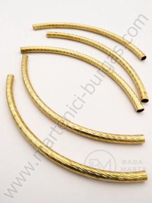 Cada metalic gofrat 5x111mm auriu 1 buc 301046