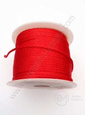 Cordon roșu poliester ~2,5 mm ~35 metri 1 rolă 441366