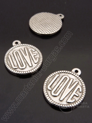 Pandantiv OȚEL 20x18x2.5mm 1 pachet 2 buc 307209