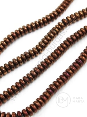 Disc de hematit 4x2mm gaură 1mm ~90 buc ~19cm 1 buc 353187