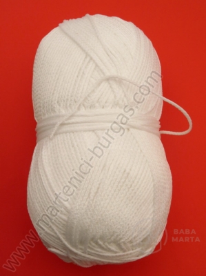 Macrame 1mm alb 100g 170 metri 431074