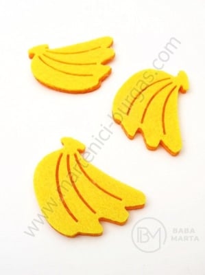 Fetru banană 45x35mm 1 pachet 10 bucăți 181922