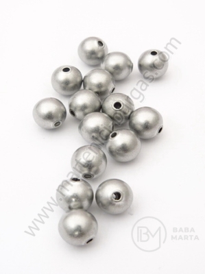 Bilă de aluminiu 8mm color argintie 1 pachet 20 buc 306179