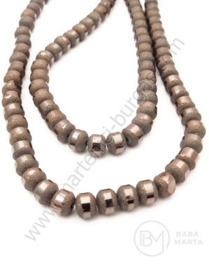 Şir de mărgele cristaline 5,5x6,5mm galvanizat 1 buc ~100 buc ~54cm 342377