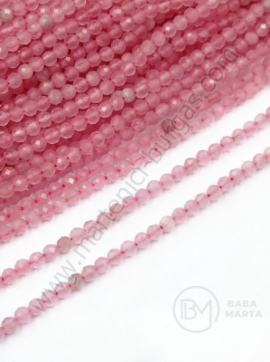 Colier din jadeit ~bilă fațetată de 3 mm ~125 bucăți 353030