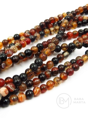 Bilă de agate 4mm ~95 buc 1 buc 352006