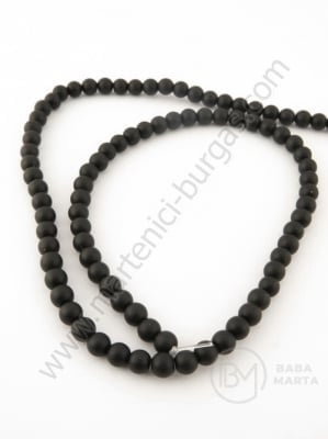 Onix negru mat 4mm ~100 buc 351398