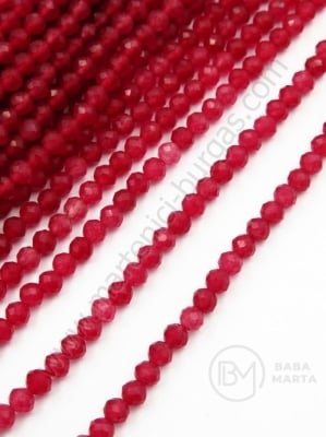 Jadeit ~ Mărgele fațetate de 3,5 mm ~ 120 bucăți ~ 40 cm 1 greutate 353166