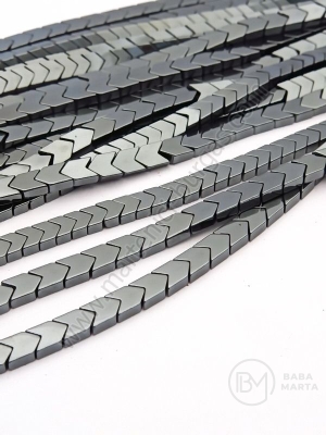 Hematit 4x6x2mm gaură nemagnetică 1mm ~100 buc 1 buc 352862
