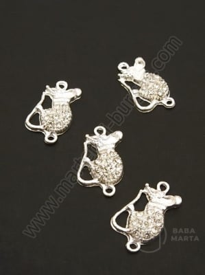 Conector mouse cu cristal 20x11mm 1 pachet 5 buc 307838
