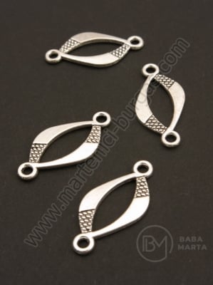 Element de conectare 26x12mm color argintie 10 buc 309191