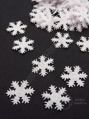 Snow pâslă 16x1mm alb 1 pachet 50 buc 181811