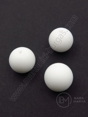 Bilă de mărgele din silicon cu gaură de 20 mm, 2 mm, 1 paquet, 2 pc. 317085