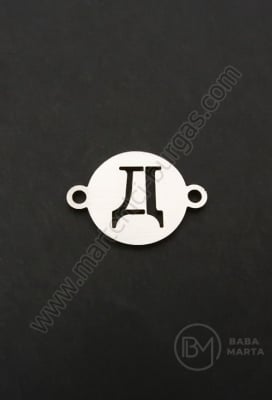 Element de conectare litera D steel 13x18x1mm hole 1.5mm 1 buc 305596