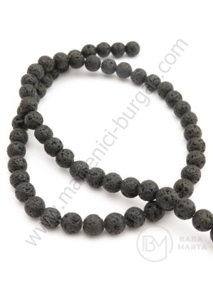 Negru vulcanic (coral negru) 6mm ~62 buc 1 buc 351435