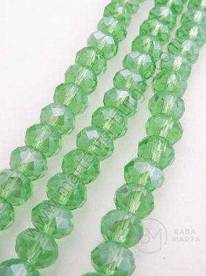 Cristal 10x7mm verde ~72 buc 58cm 1 buc 342081