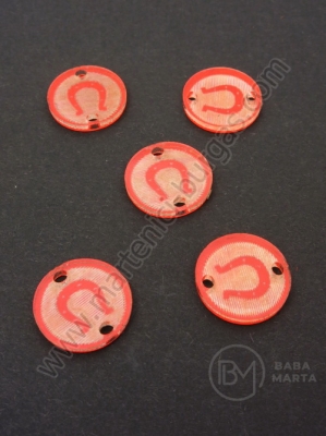 Placă acrilică 17x2mm cu potcoavă 1 pachet 10 buc 181625