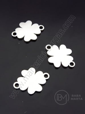 Conector Cloverleaf OȚEL 16x11x1mm 1 pachet 1 bucată 305765