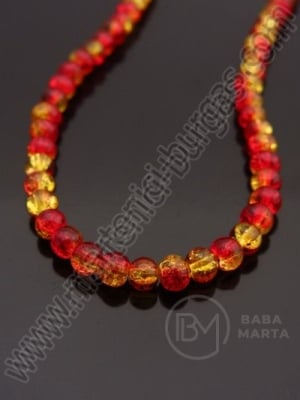 Bilă de vitola 6mm craquelă 80cm ~145 buc 1 buc 343591