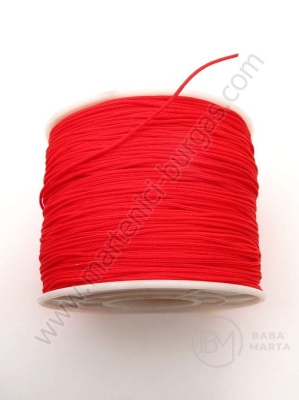 Cordon roșu poliester ~0,5 mm ~125 metri 1 rolă 441313