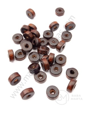 Șaibă din lemn 8x3.5mm maro 1 pachet 40g ~400 buc 321145