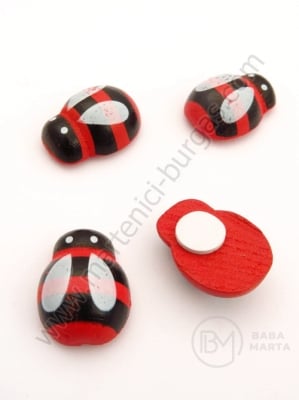 Figurină din lemn cu lipici 18x25mm 1 pack 10 pcs 181283