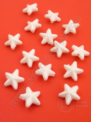 Stea 10x5mm gaură albă 1.5mm 1 pachet 40g ~234 buc 311869