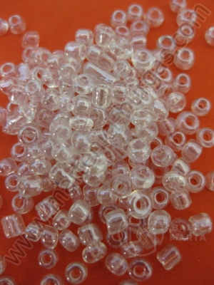 Mărgele transparente de sticlă, perlă 3mm 50g 333116