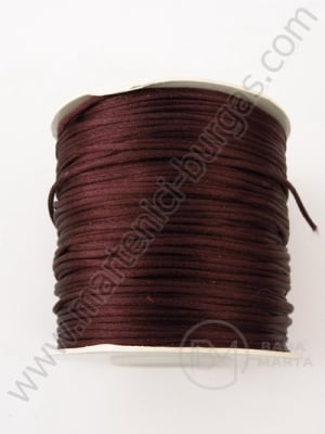 Cordon maro poliamidă lucioasă ~1mm 80 metri 441019