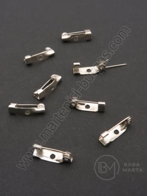 Închizatore metallice 15x5mm color argintie 1 pachet 50 buc 301638