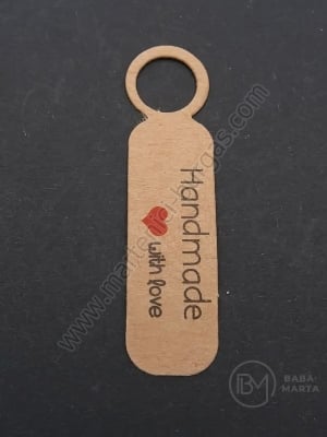 Etichete carton 13x50x0.5mm gaură 9mm 1 pachet 20 buc 111288