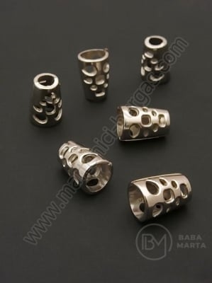 Capac plastic SSV 14x9.5mm culoare argintie 1 pachet 50 buc 318551