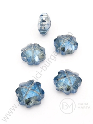 Cristal trifoi 17x17x9mm galvanizat gaură 1.2mm 1 buc 335349