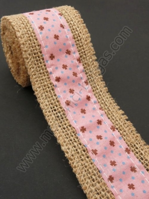 Bandă de pânză de sac cu bandă textilă width 50mm - length ~2 meters 1 rollă 462102