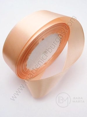 Panglică de satin 25mm color pearsică open ~22 meters 451565