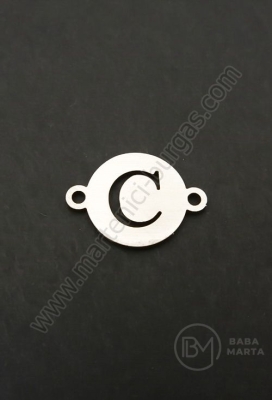 Element de conectare litera C steel 13x18x1mm hole 1.5mm 1 buc 305609