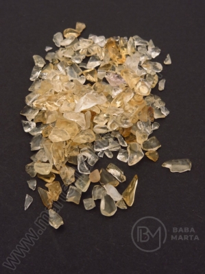 Bucăți de citrină naturală 2~8x2~4mm fără gaură 1 pachet 40g 355277