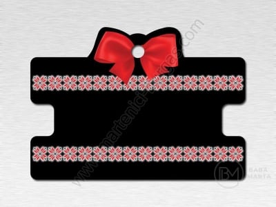 Cutie de carton 10x7cm gaură 6mm 1 pachet 100 bucăți - potrivit pentru celofan 112068 111285
