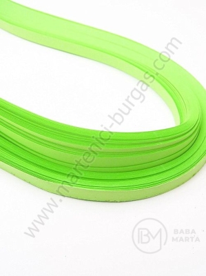 Benzi de quilling 5mm x 530mm verde 1 pachet 120 buc 175055