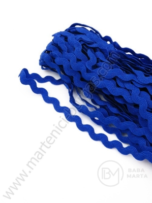 Lățime 5,5 mm zig-zag albastru 13 metri 411149