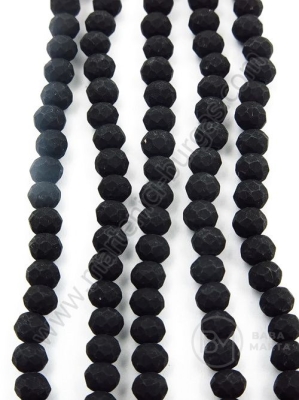 Cristal 4x3.5mm negru mat ~120 buc 40cm 1 buc 342728