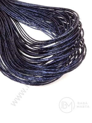 Shiny brocart din piele ecologică 2mm dark blue 5 meters 421206