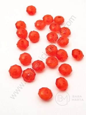 Șaibă 8x5mm transparentă roumă cu alb 1 pachet 40g ~190 buc 312401