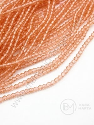 Șir de cristale ~ bilă fațetă de 2 mm ~ 200 pcs ~ 37 cm 1 buc 342605
