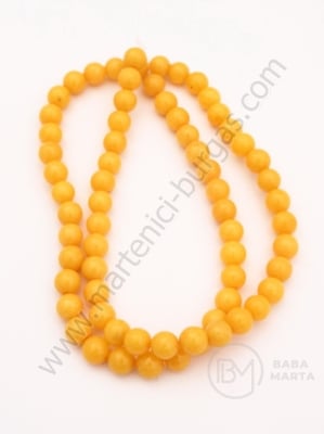 Bilă galbenă de jadeit 6mm ~68 buc 1 buc 351868