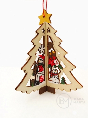 Figurine de Crăciun din lemn