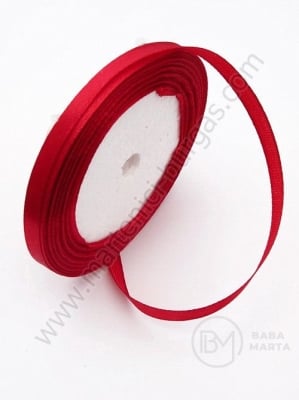 Panglică satinată 6mm bordo ~22 meters 451552